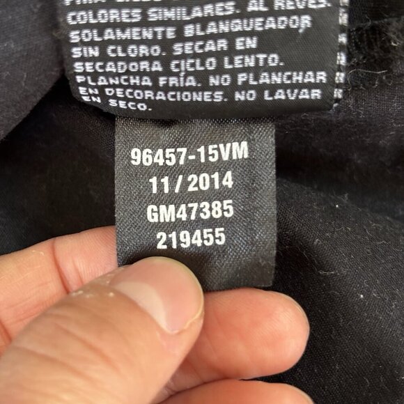 Harley Davidson Shirt Mens M Black Pockets Biker Tank Cut Off Distressed Logo - Picture 12 of 15